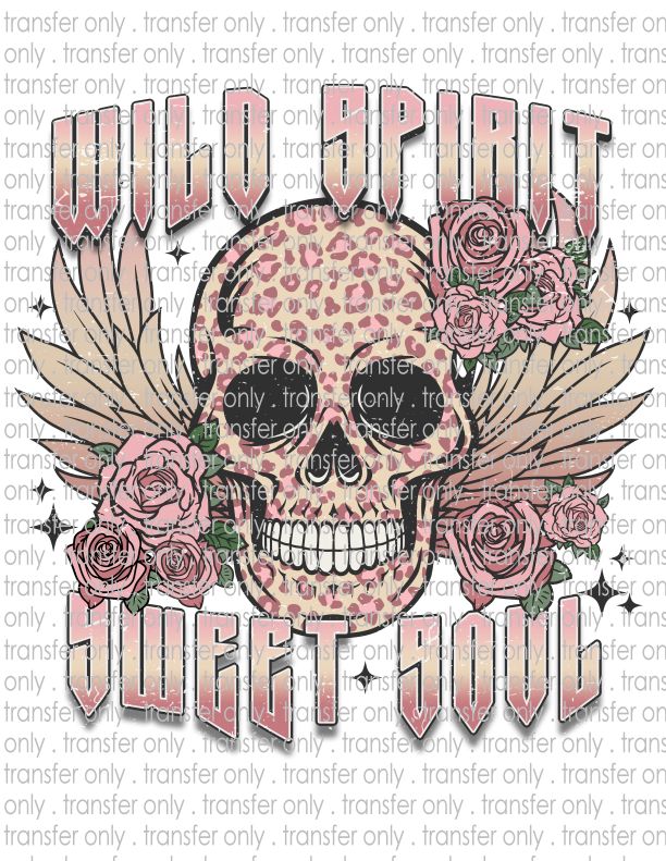 Wild Spirit Sweet Soul - Waterslide, Sublimation Transfers