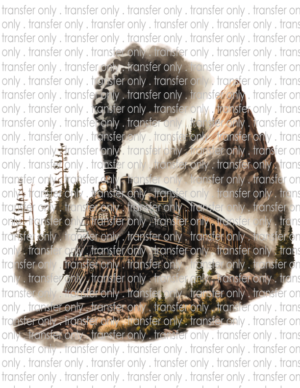 Train - Waterslide, Sublimation Transfers