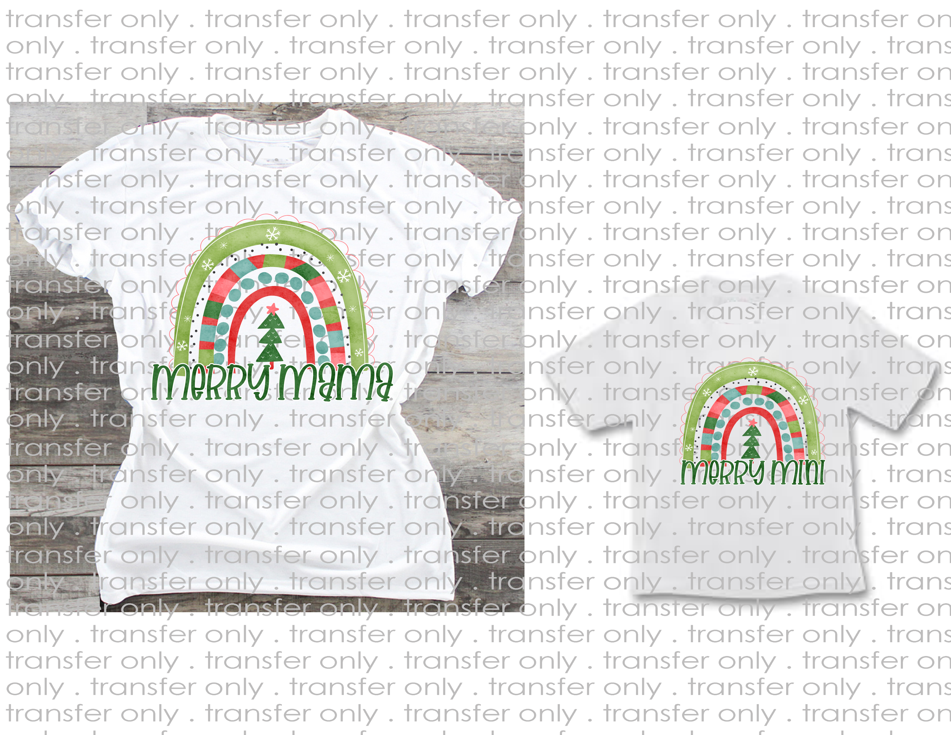 Mama & Me - Waterslide, Sublimation Transfers