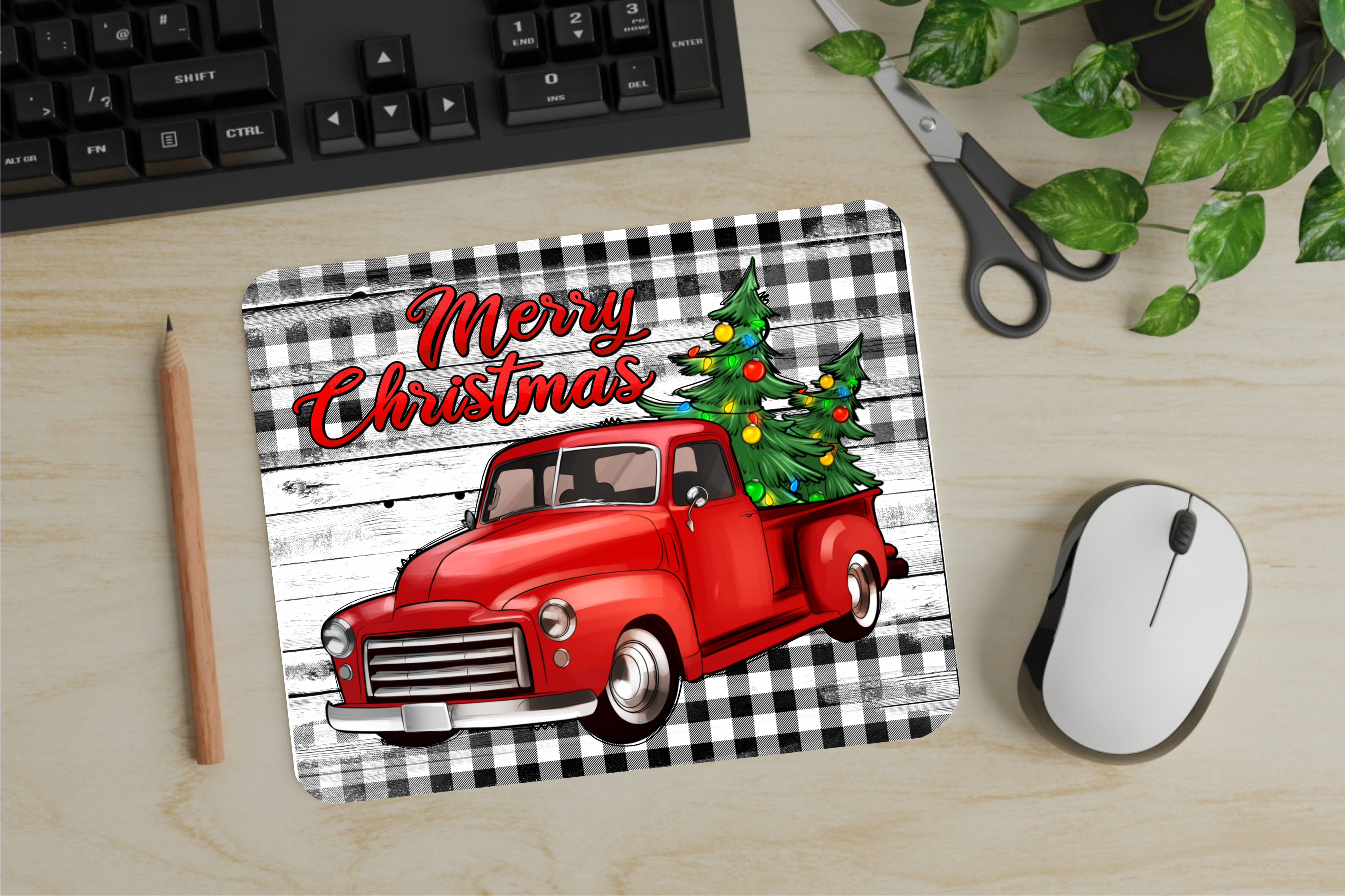 Merry Christmas - Mouse Pad - Sublimation Transfer