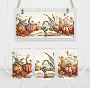 Fall Vibes - Coffee Mug Wrap - Sublimation Transfers