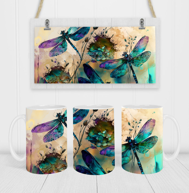 Dragonflies - Sublimation Transfers