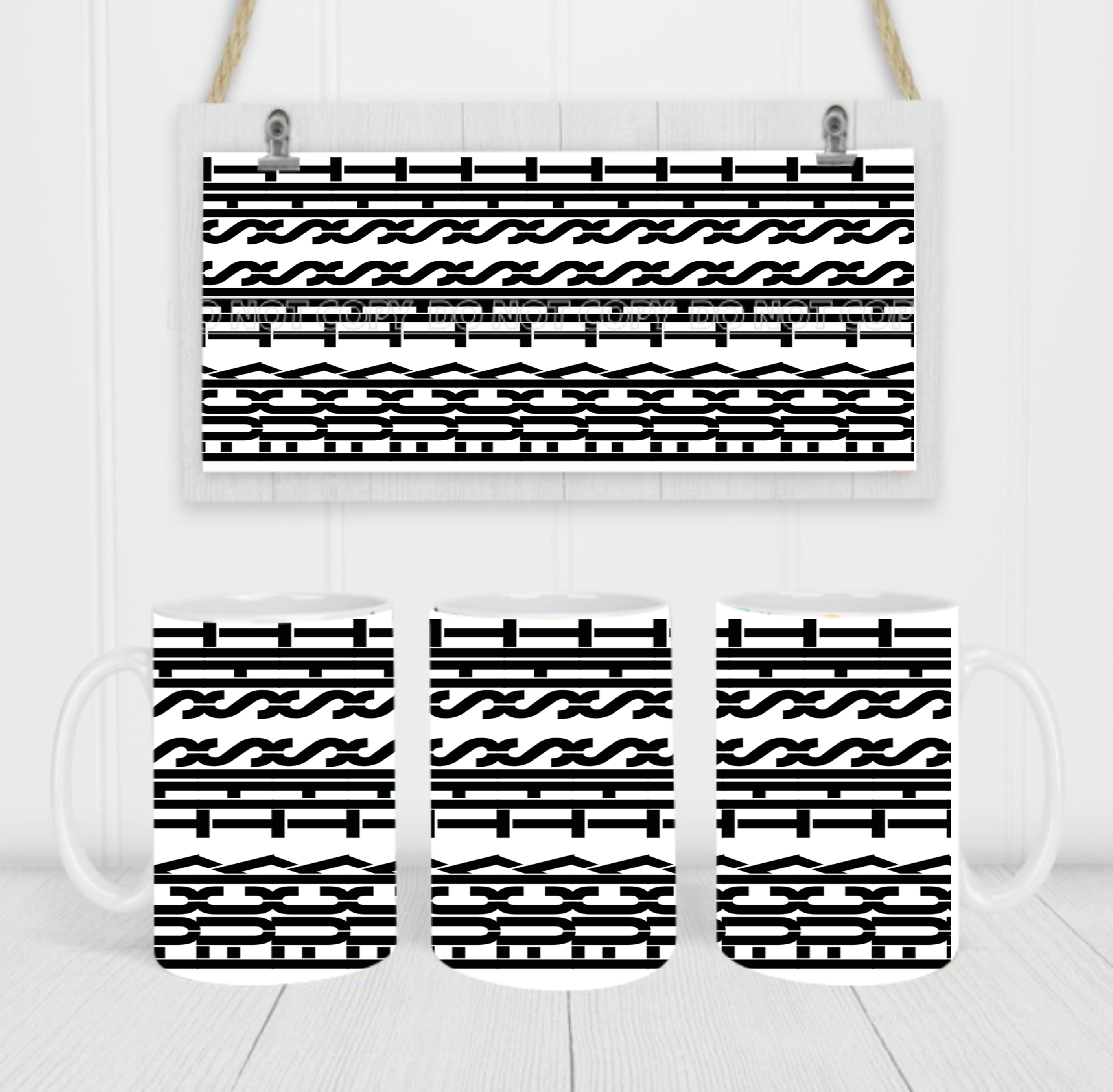 (read sideways) - Coffee Mug Wrap - Sublimation Transfers