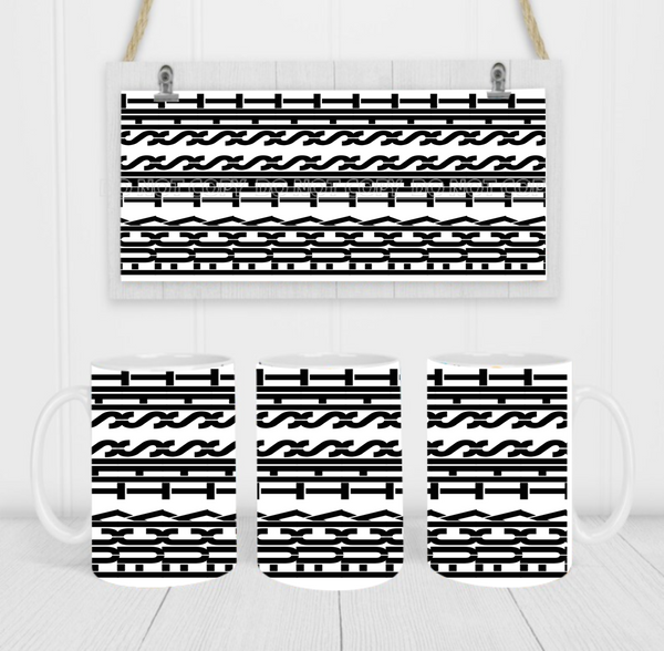 (read sideways) - Coffee Mug Wrap - Sublimation Transfers