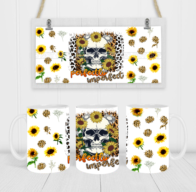 Perfectly Imperfect - Coffee Mug Wrap - Sublimation Transfers