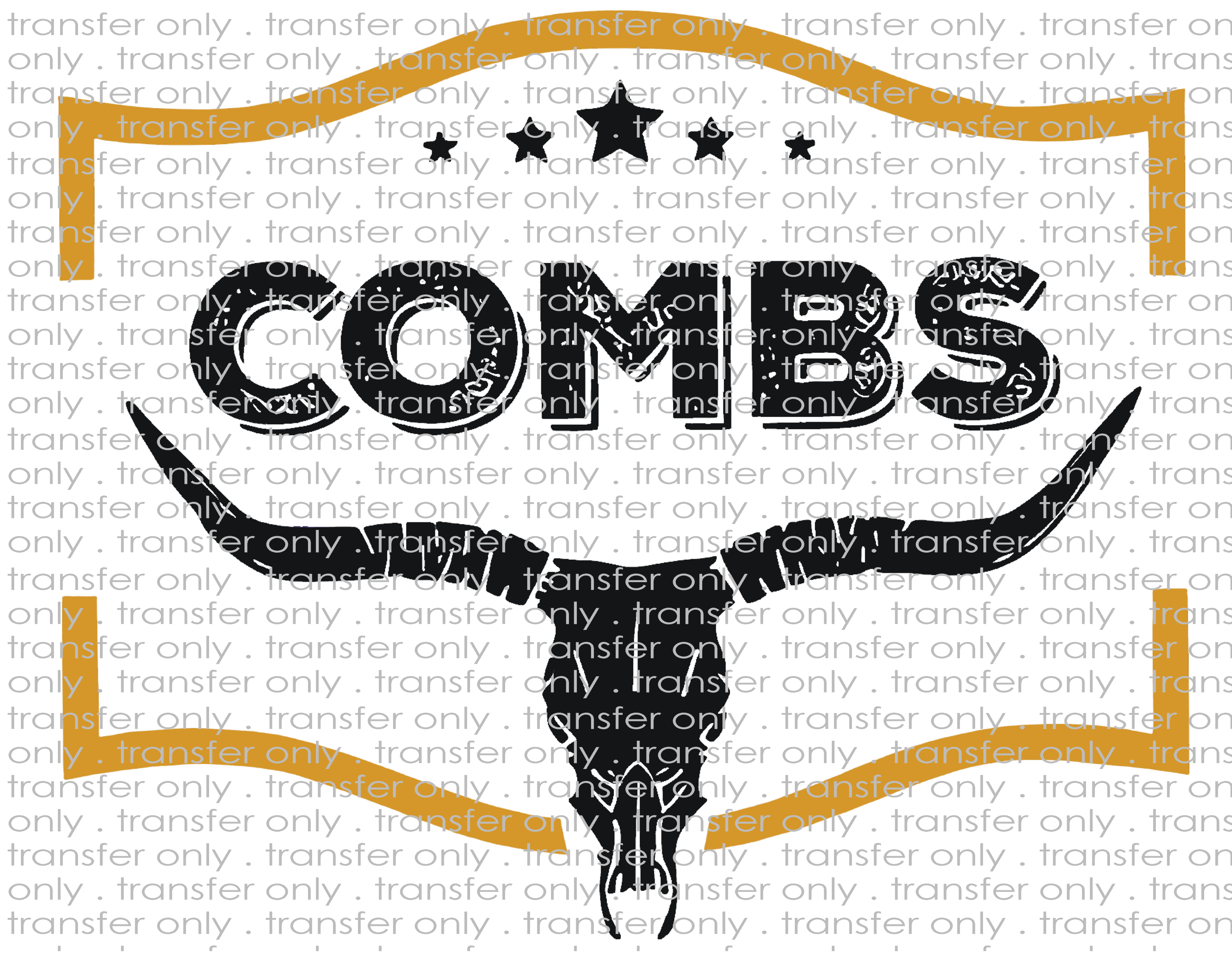 Country Music - Waterslide, Sublimation Transfers