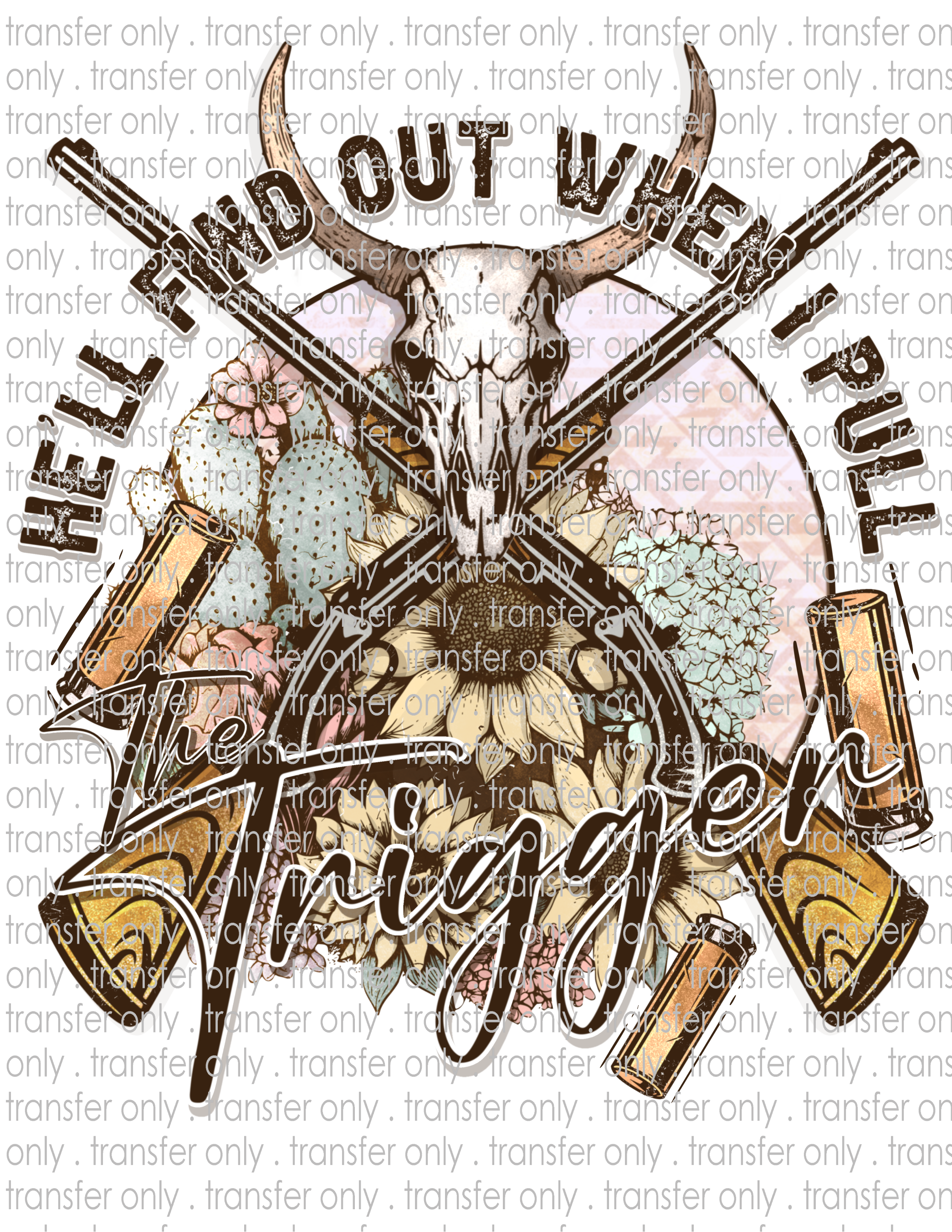 Country Music - Waterslide, Sublimation Transfers