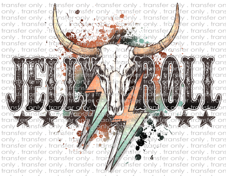 Jelly Roll - Waterslide, Sublimation Transfers