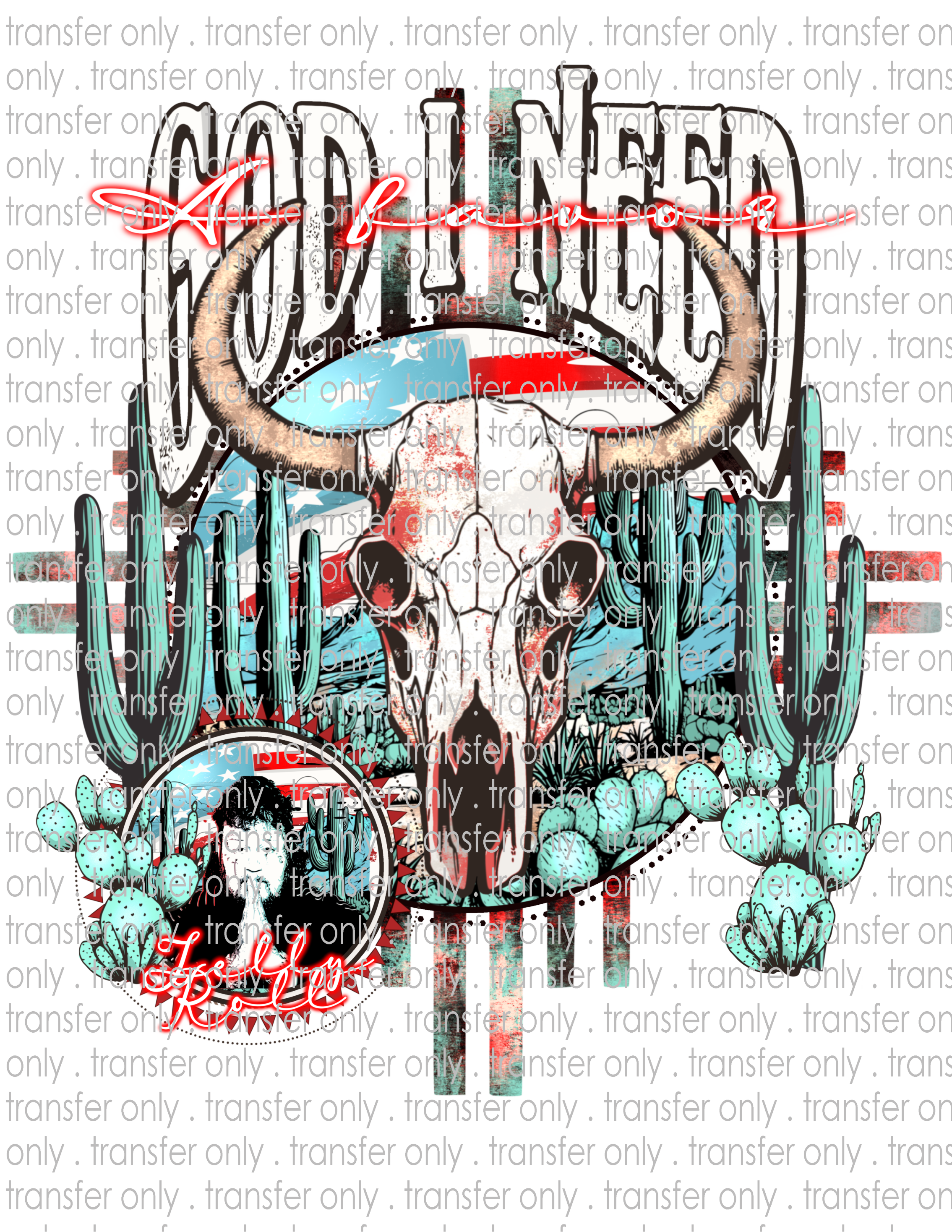 I Need A Favor - Waterslide, Sublimation Transfers