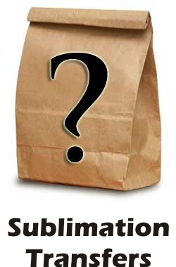 Sublimation Transfer - Choose Size - Grab Bag
