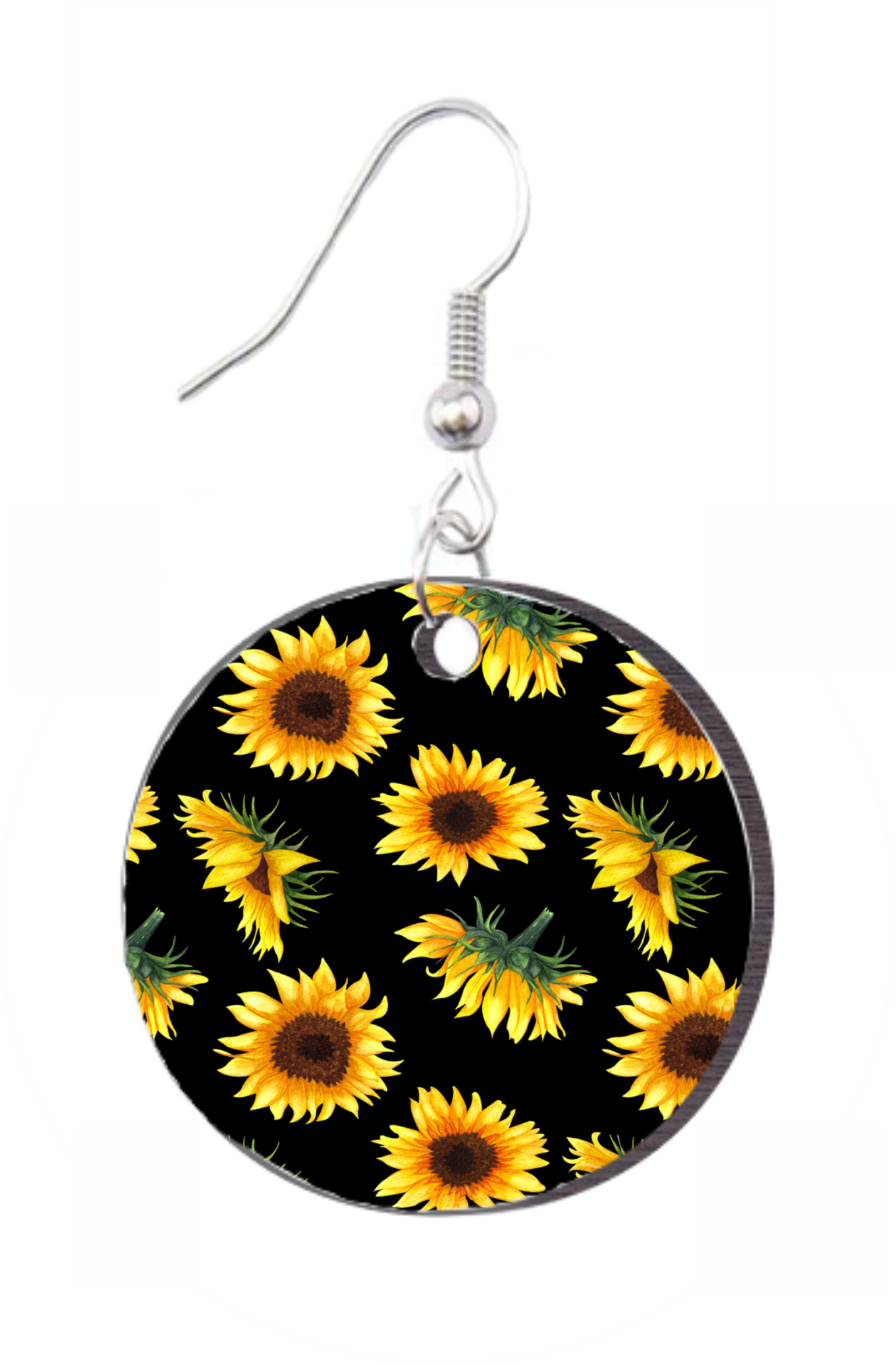 Sunflower - Round Earring Design