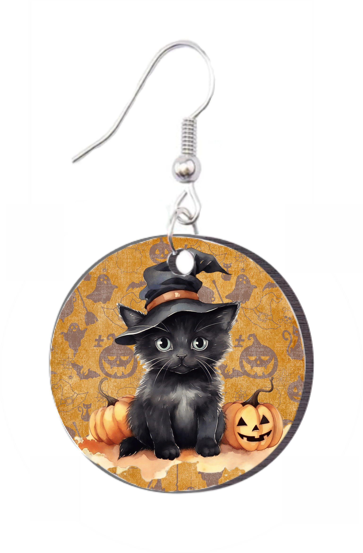 Halloween - Round Earring Design