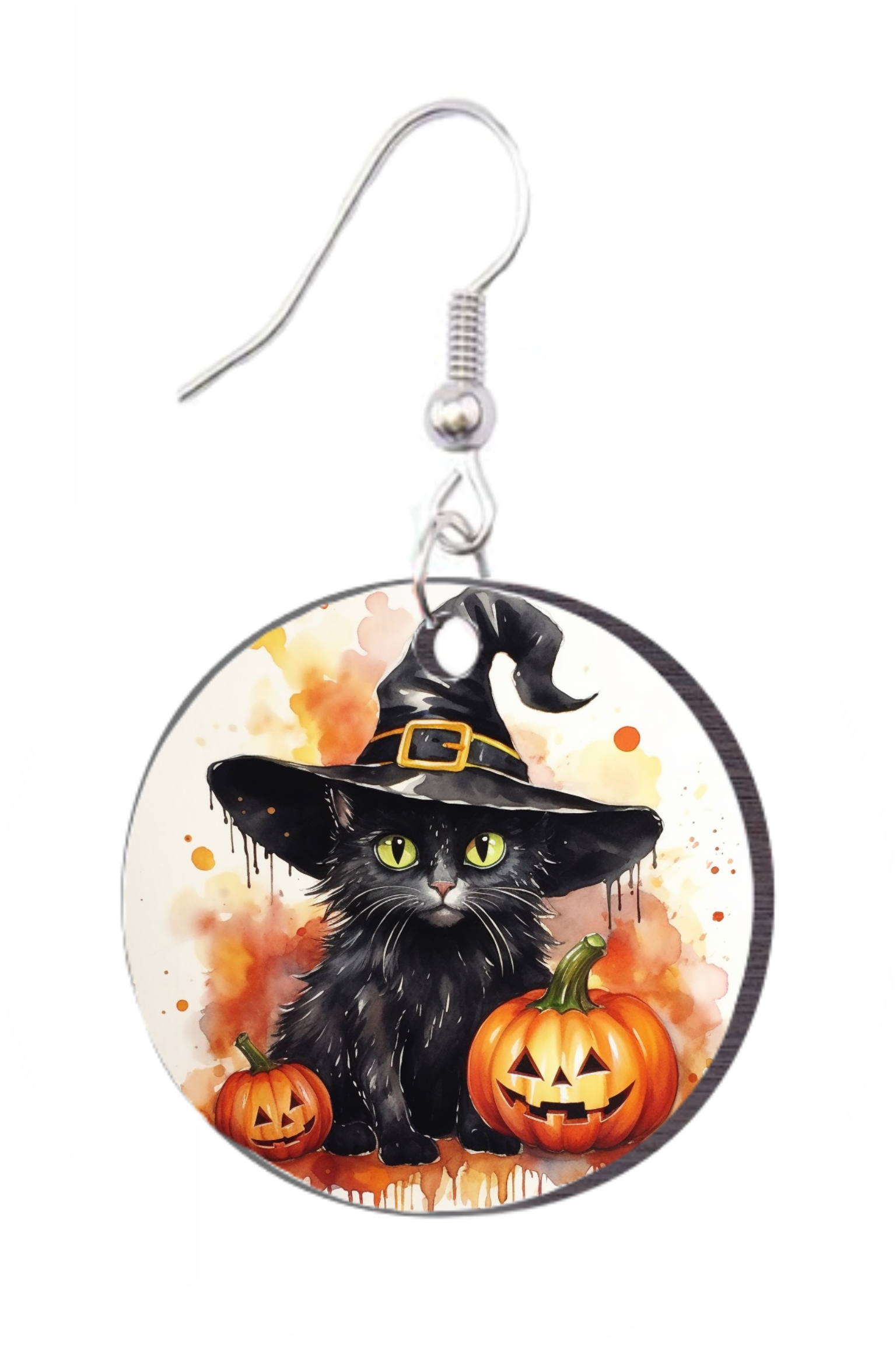 Halloween - Round Earring Design