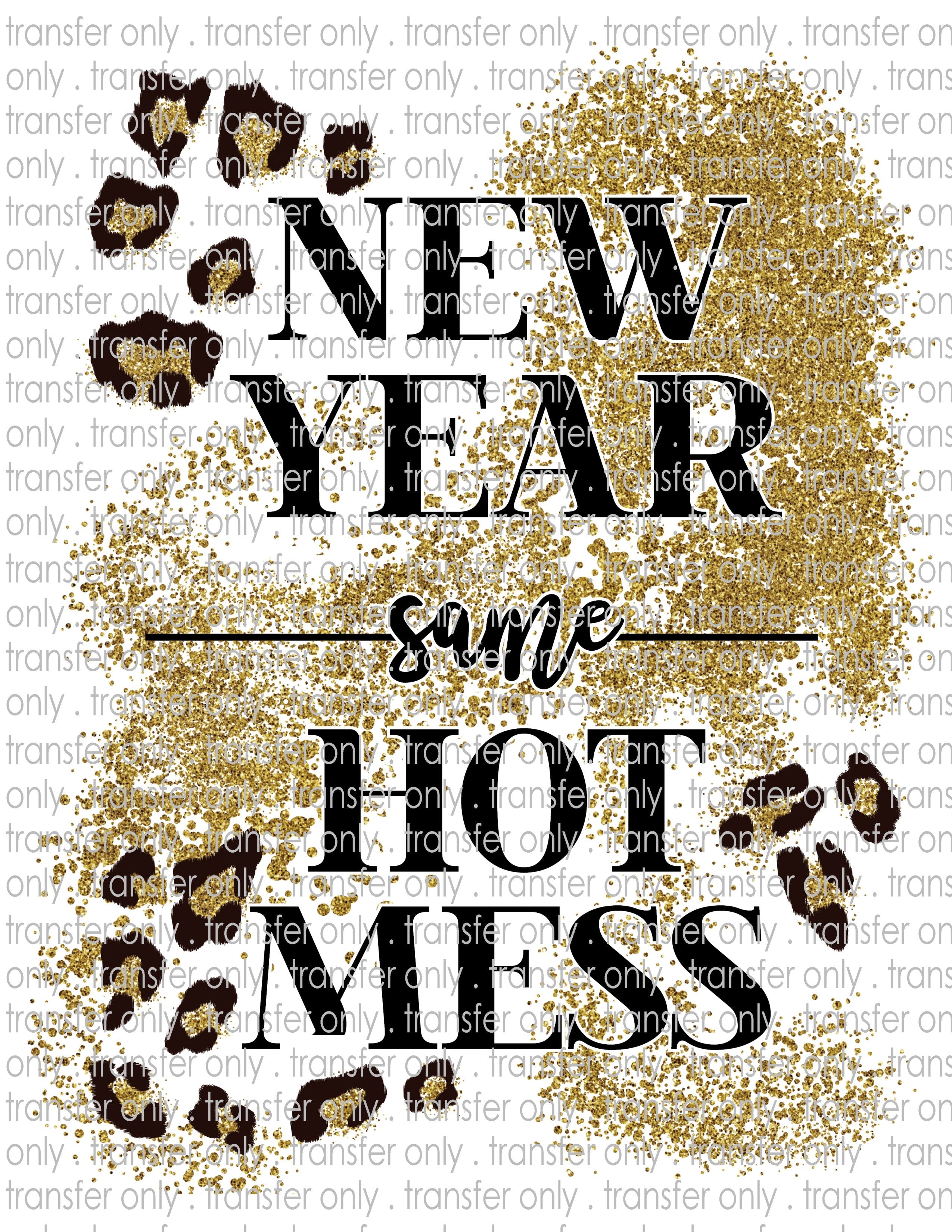 Waterslide, Sublimation Transfers - New Year's