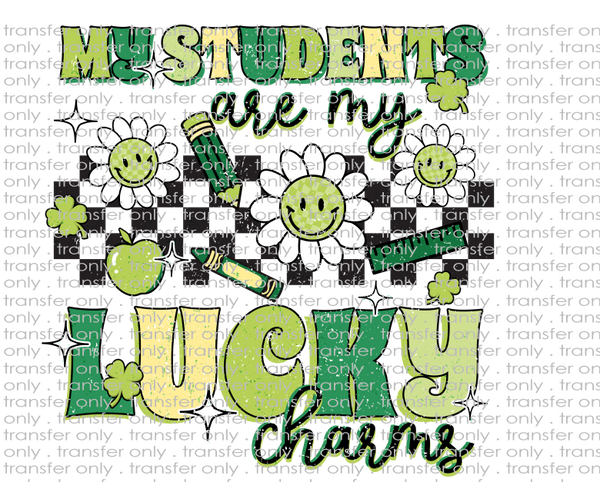 My Students Are My Lucky Charms - Waterslide, Sublimation Transfers