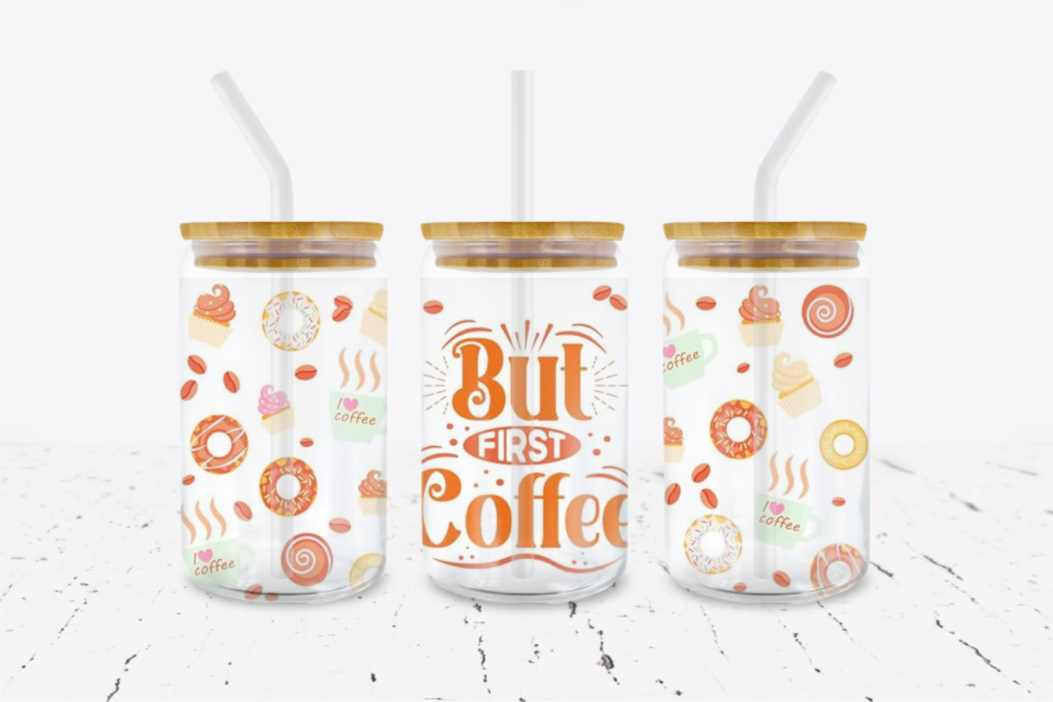 But First Coffee -  UV DTF Transfer Wraps