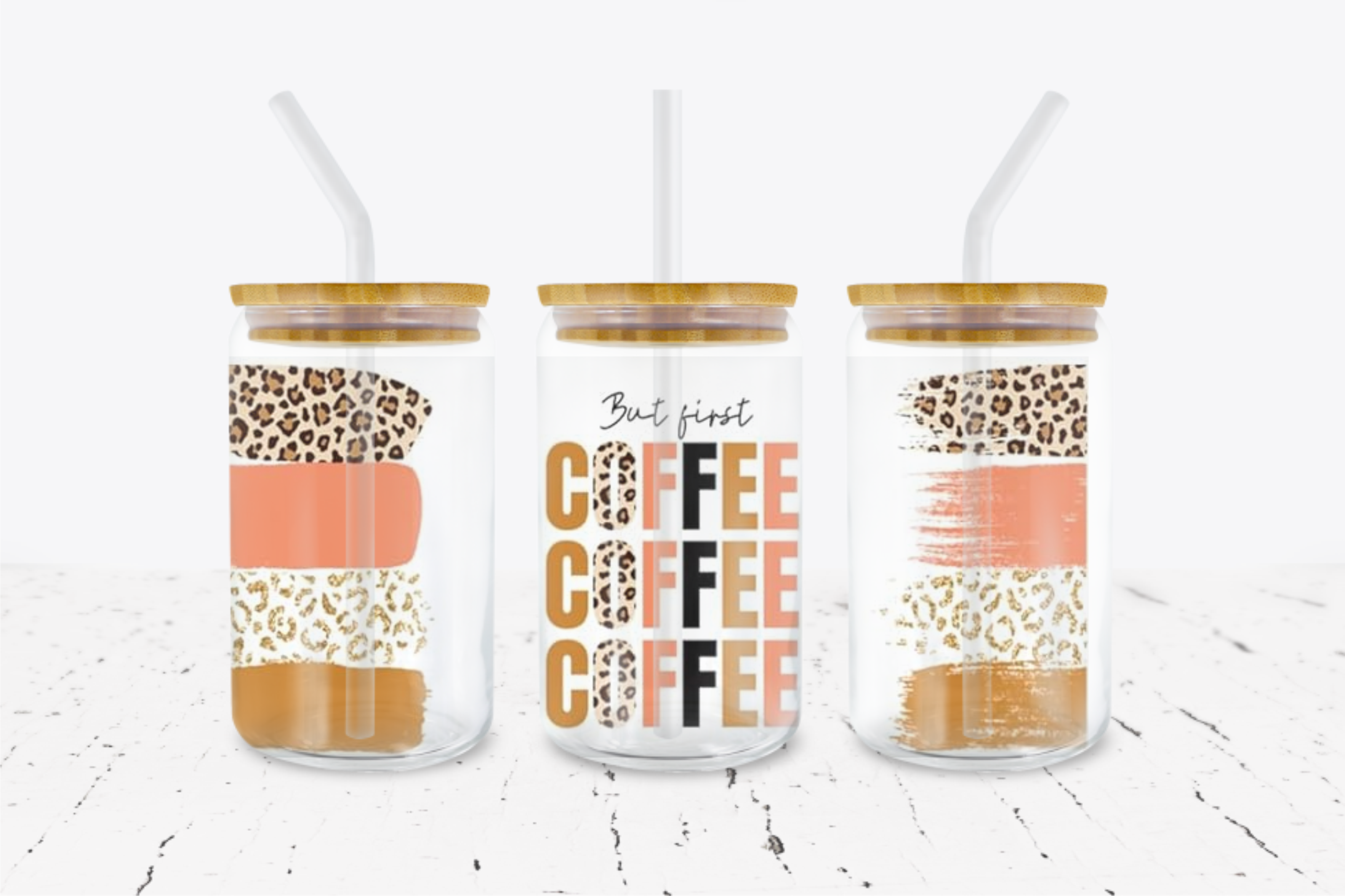 But First Coffee -  UV DTF Transfer Wraps