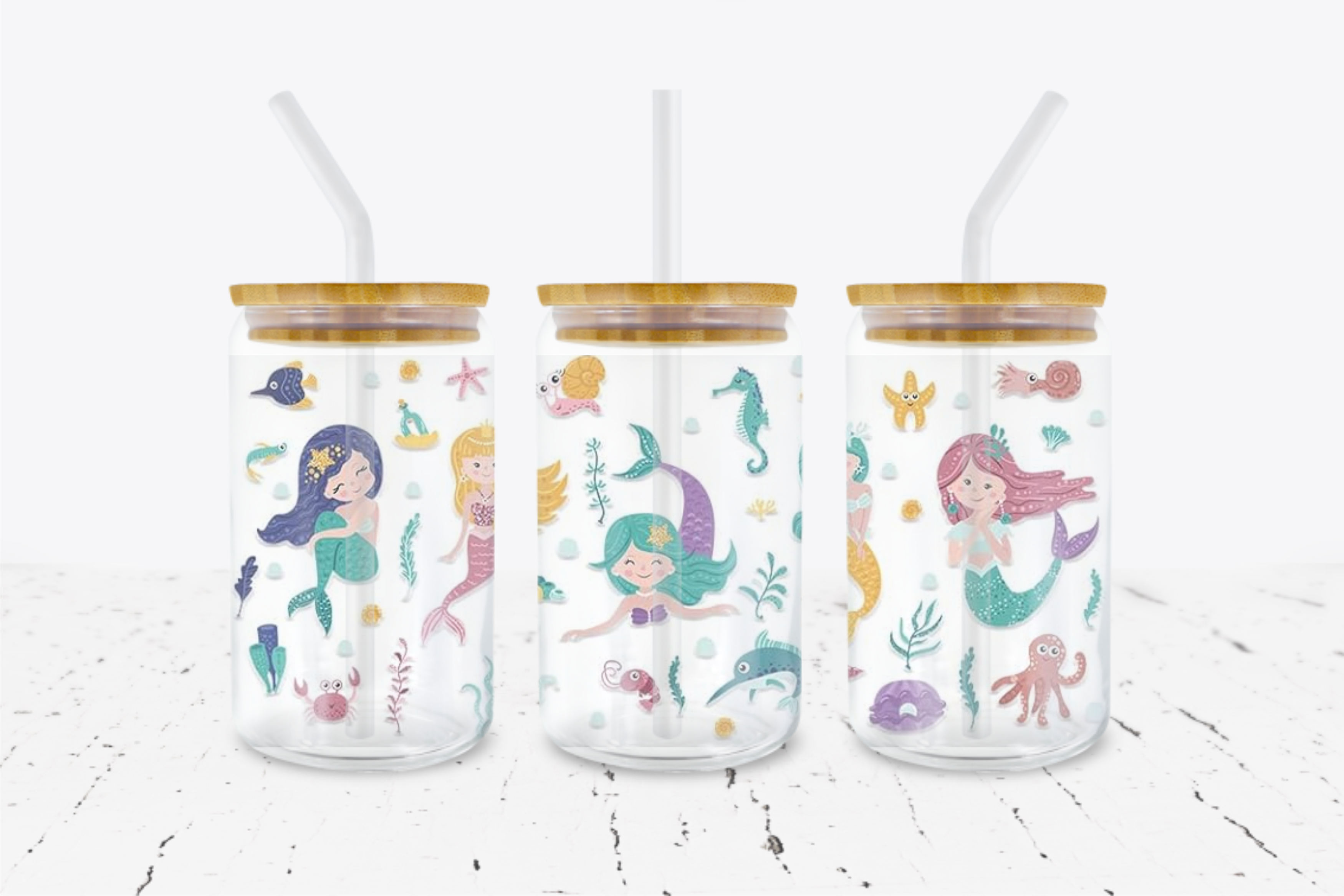 Mermaids Beach -  UV DTF Transfer Wraps