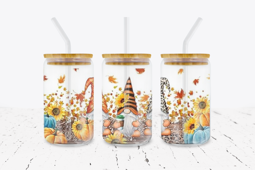 Fall Gnomes -  UV DTF Transfer Wraps