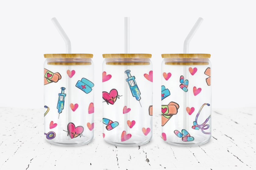 Healthcare Elements -  UV DTF Transfer Wraps