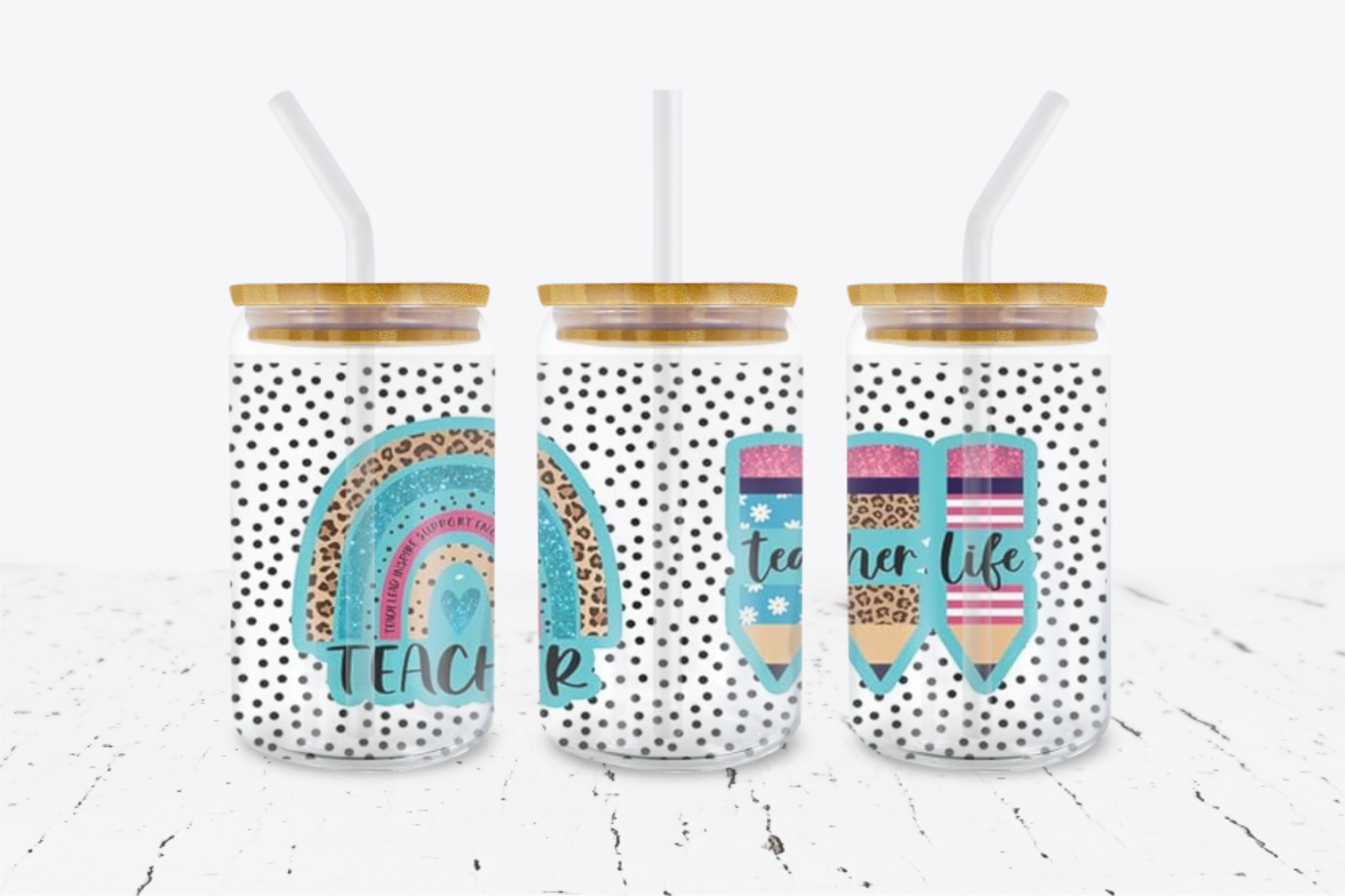 Teacher LIfe -  UV DTF Transfer Wraps