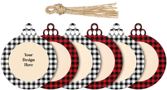 Buffalo Christmas Plaid - Ornament Blanks