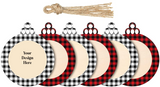 Buffalo Christmas Plaid - Ornament Blanks