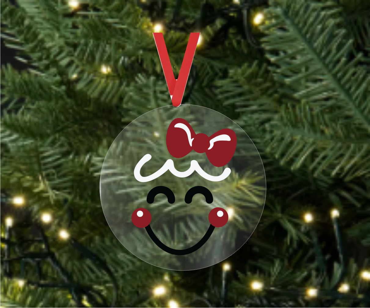 Gingerbread Faces -  UV DTF Decals