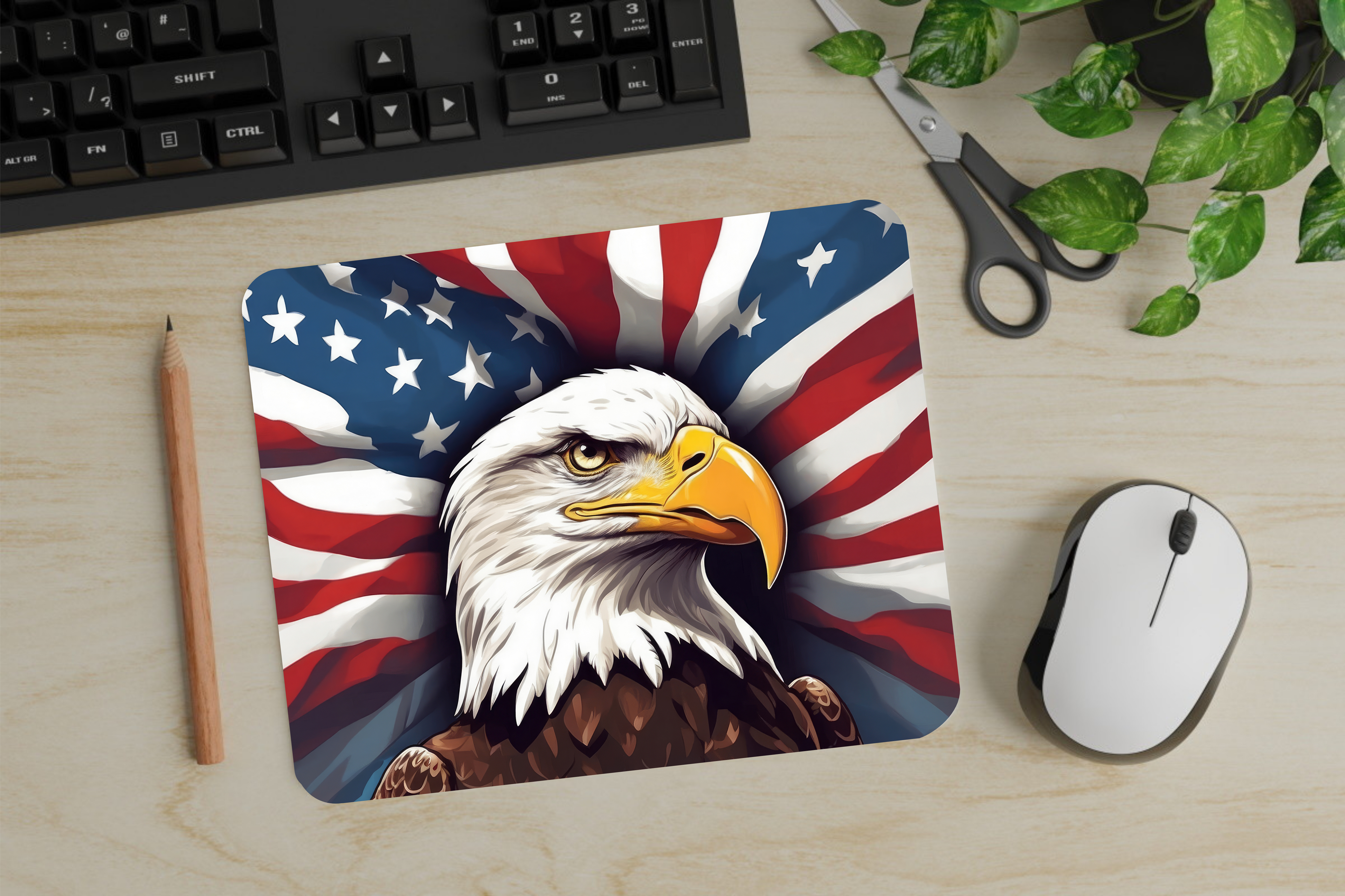 American Eagle - Mouse Pad - Sublimation Transfer