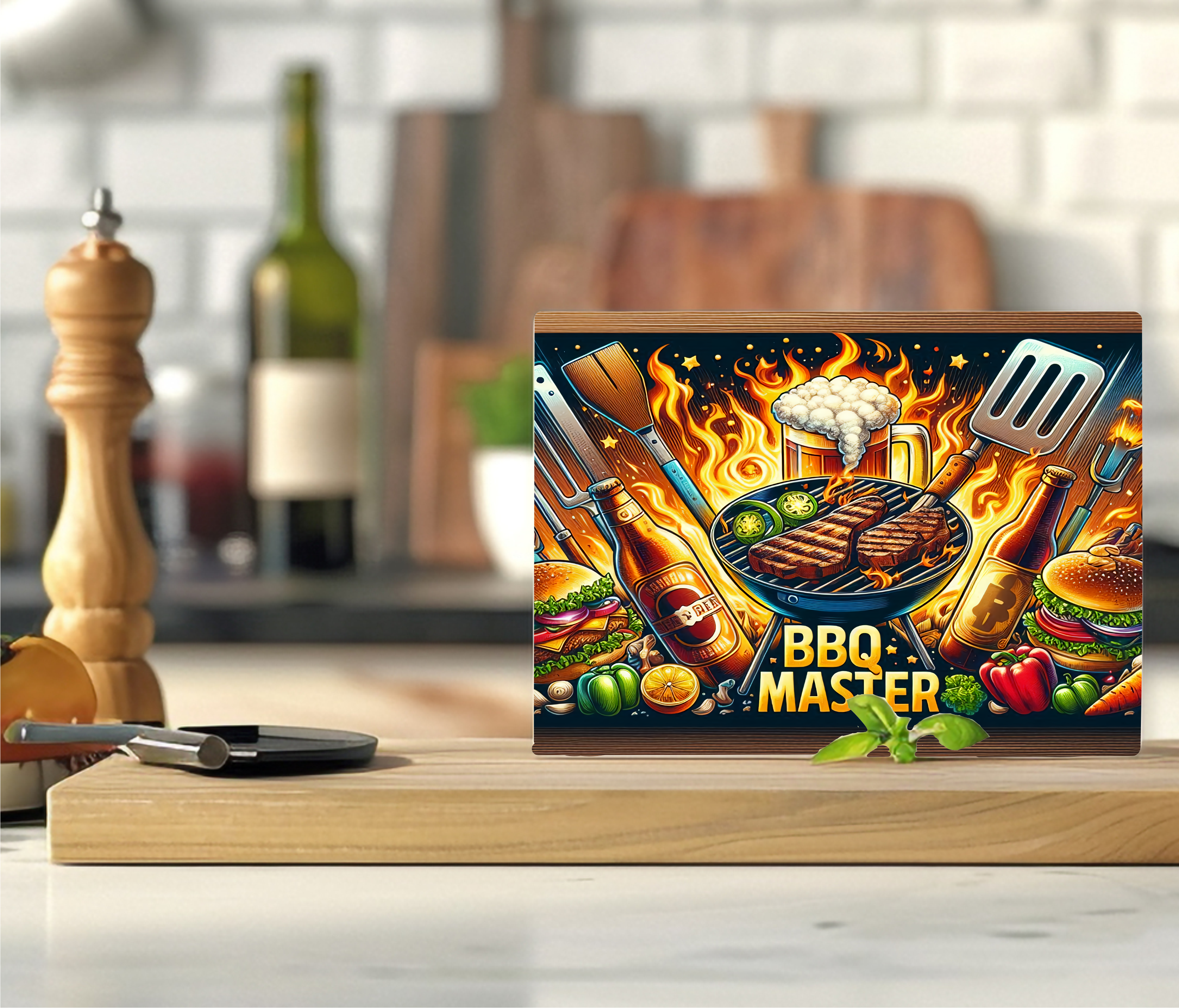BBQ Master - Cutting Board - Sublimation Transfer