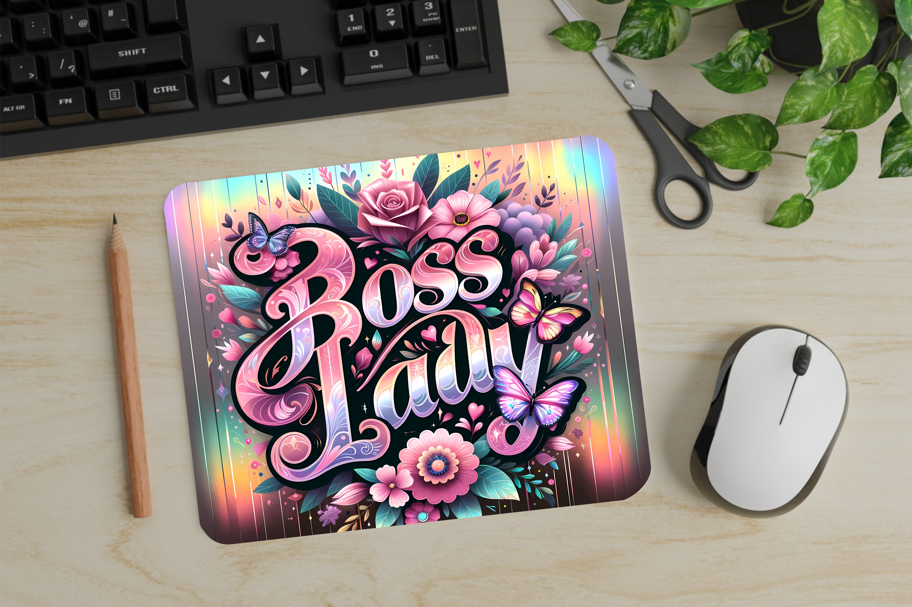 Boss Lady - Mouse Pad - Sublimation Transfer