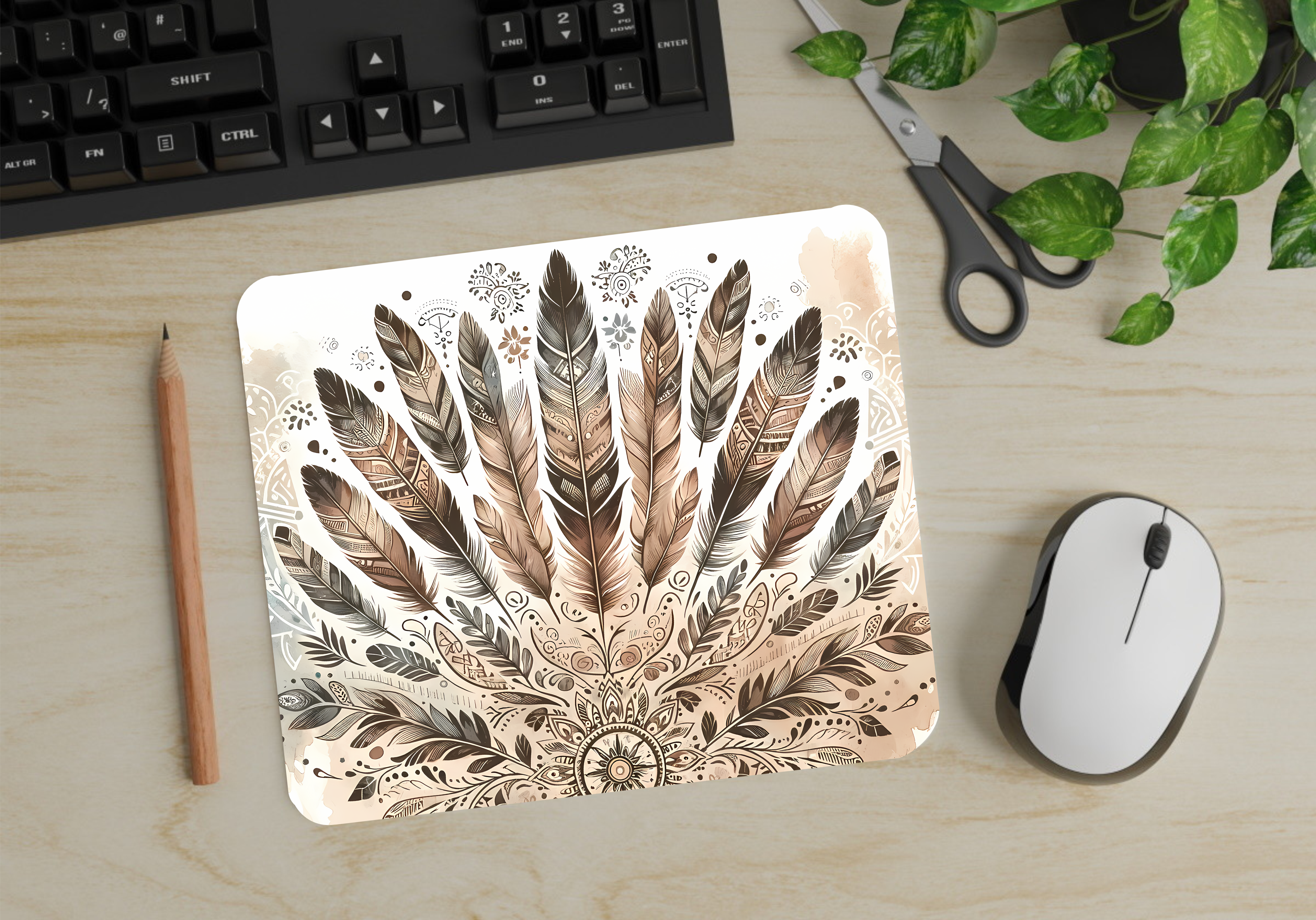Feathers - Mouse Pad - Sublimation Transfer