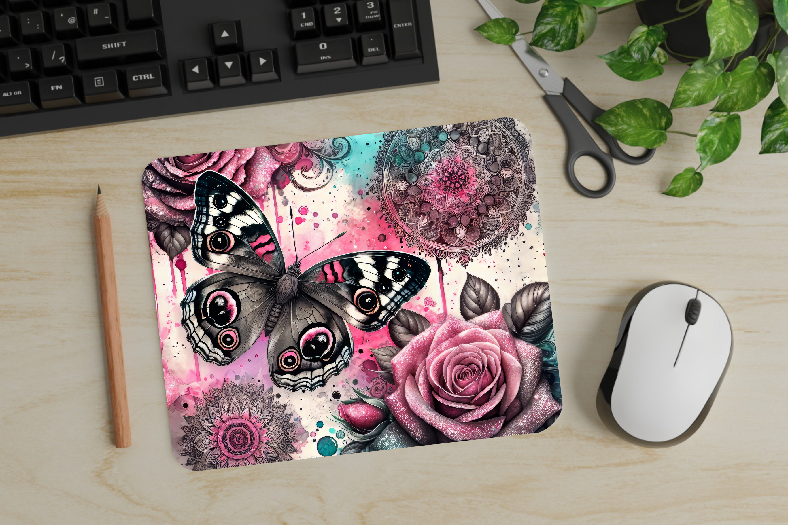 Butterfly - Mouse Pad - Sublimation Transfer