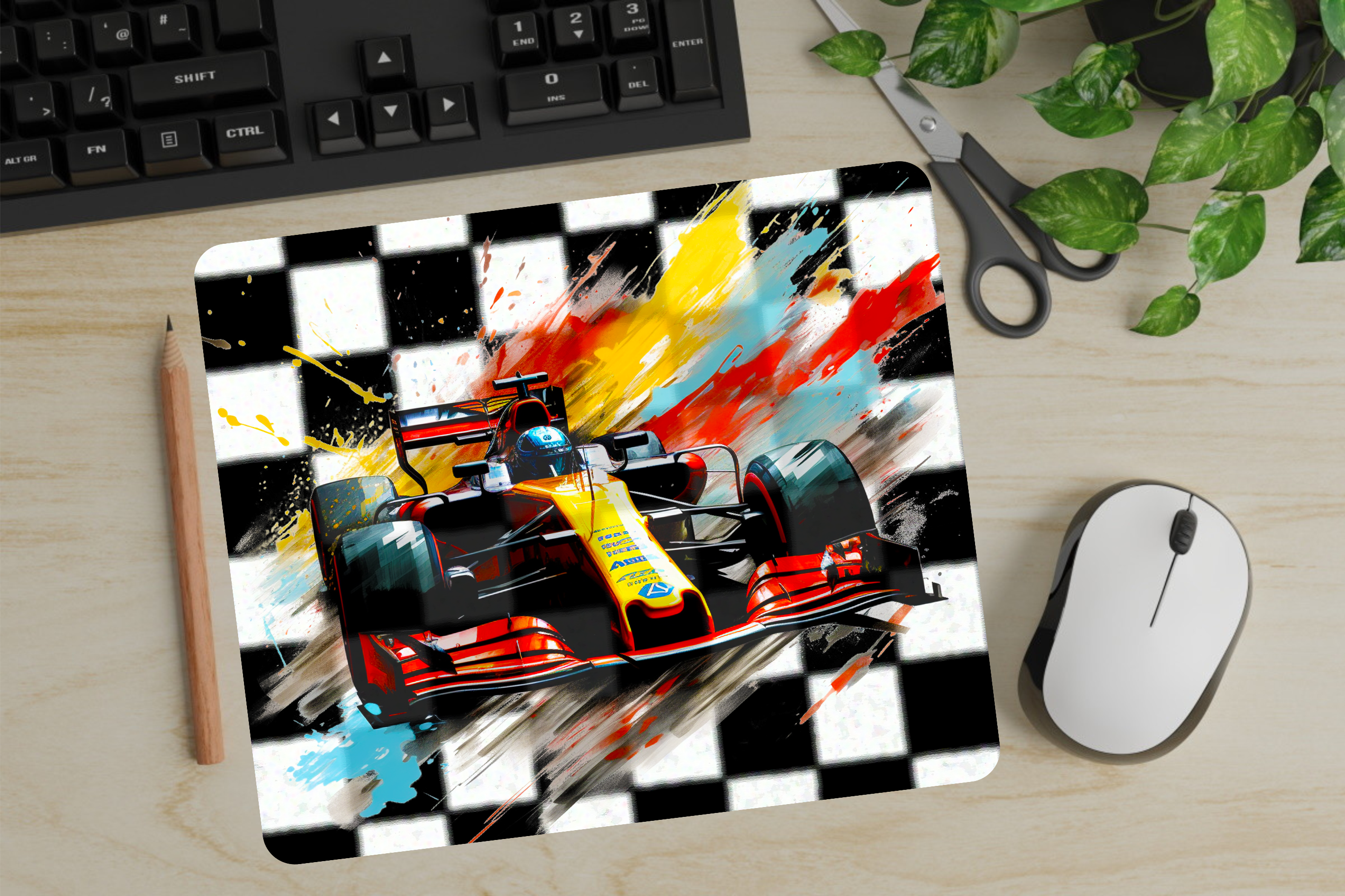 Race Car - Mouse Pad - Sublimation Transfer