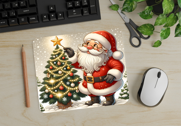 Santa - Mouse Pad - Sublimation Transfer