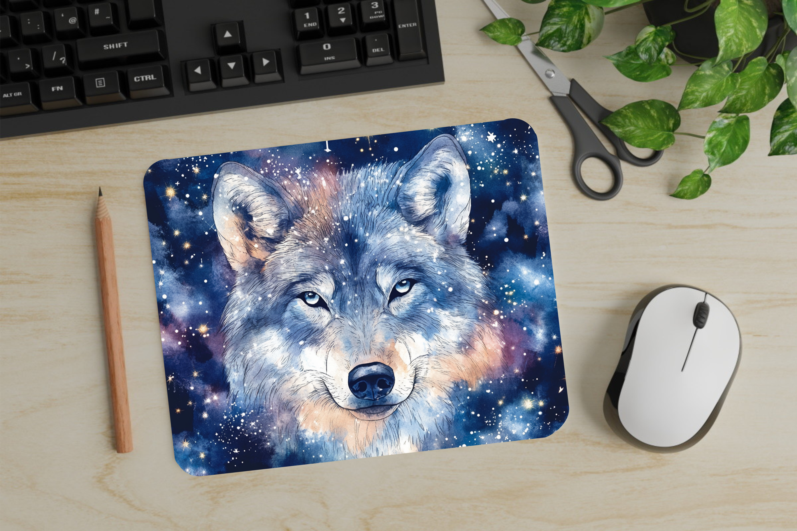Wolf - Mouse Pad - Sublimation Transfer