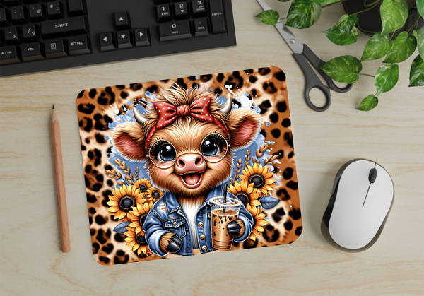 Sassy Cow - Mouse Pad - Sublimation Transfer
