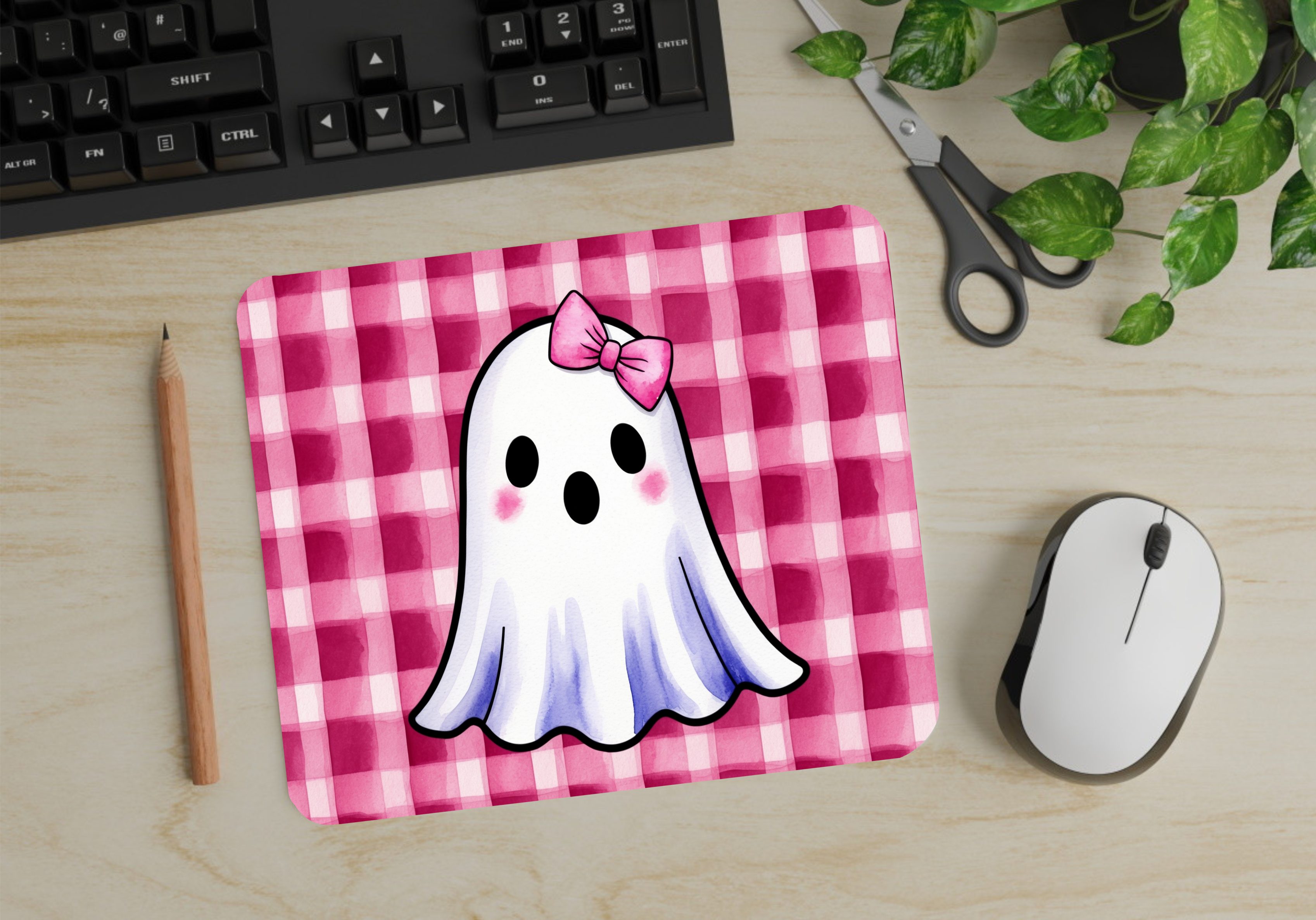 Halloween Ghost - Mouse Pad - Sublimation Transfer