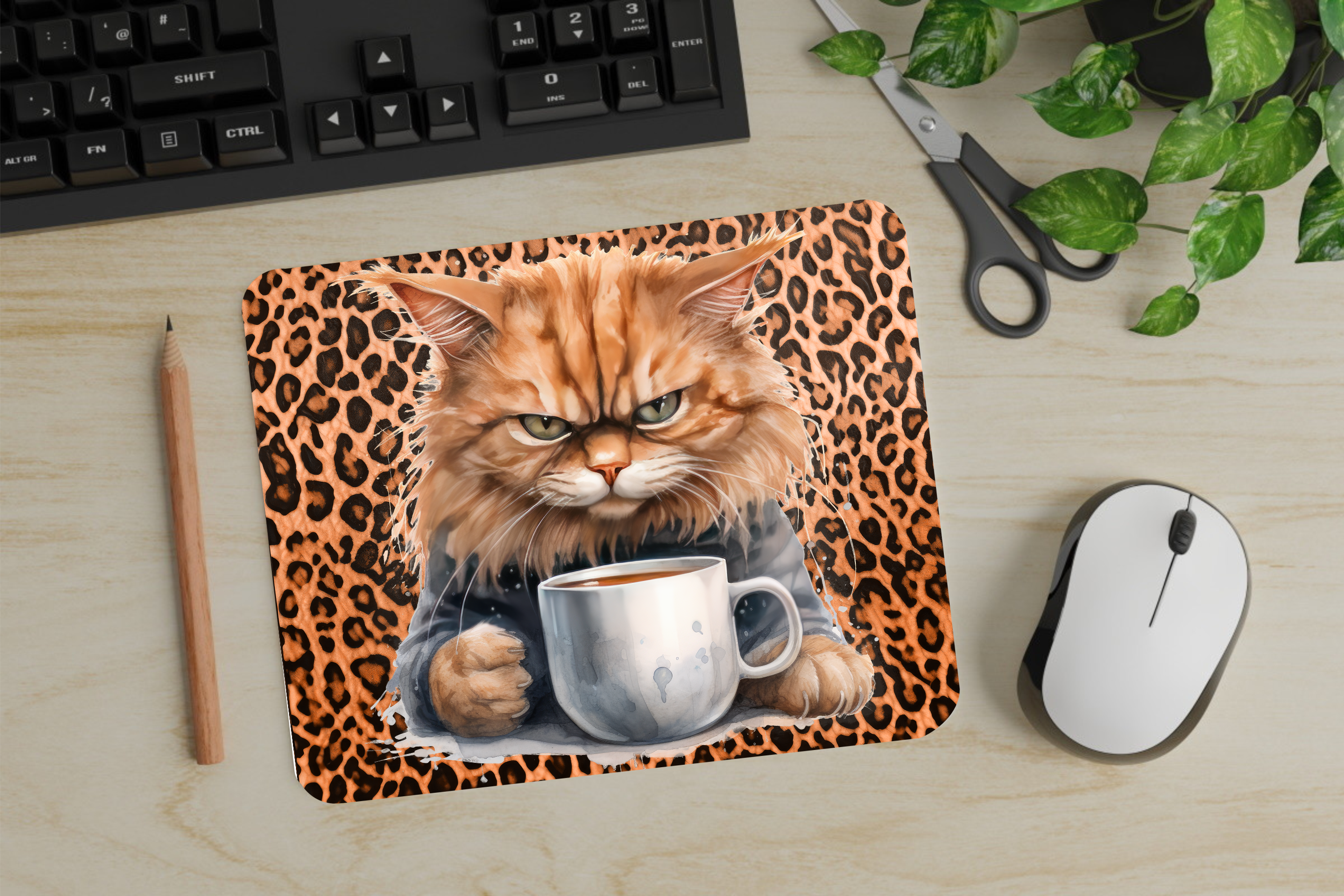 Grumpy Cat - Mouse Pad - Sublimation Transfer