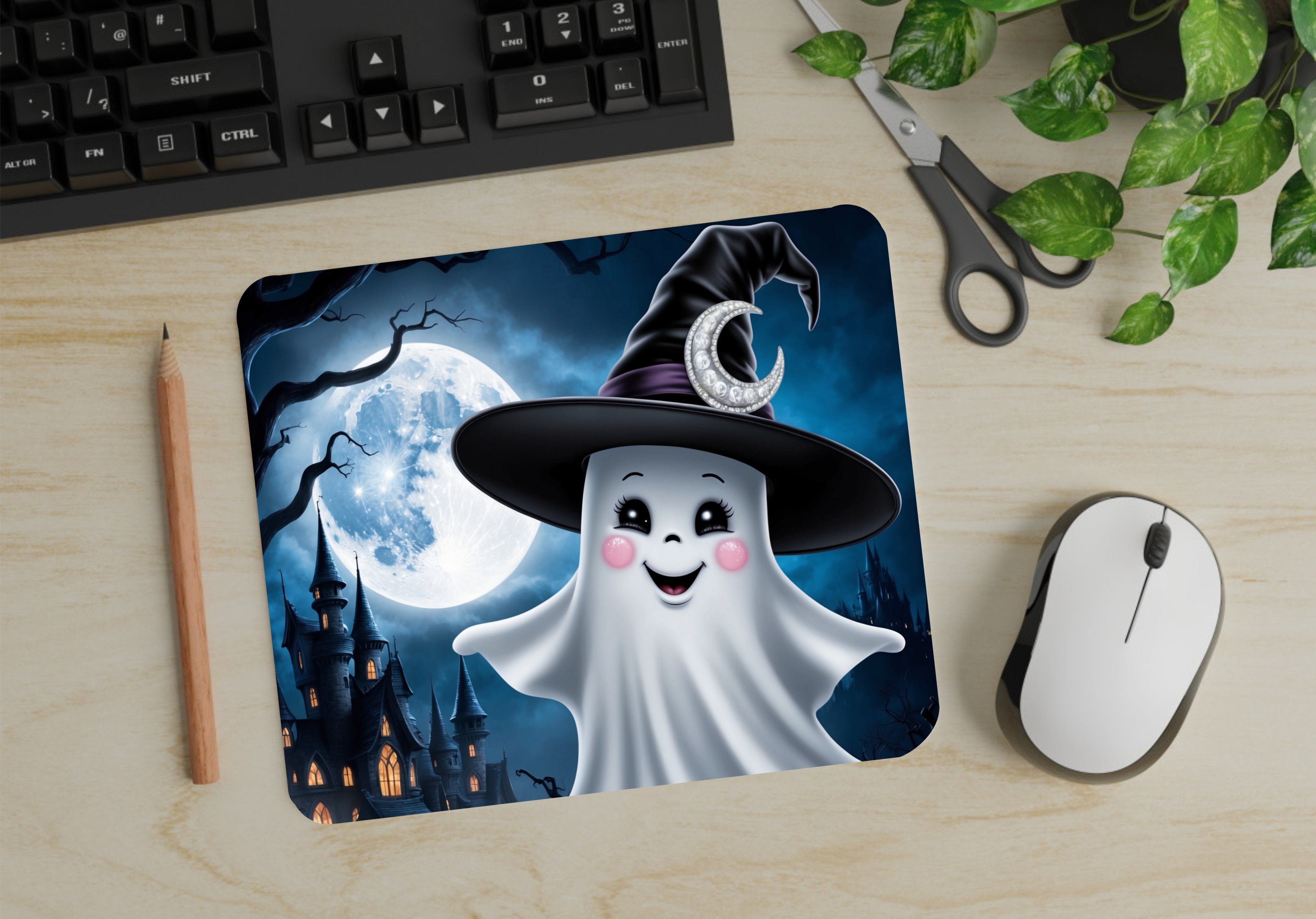 Halloween Ghost - Mouse Pad - Sublimation Transfer