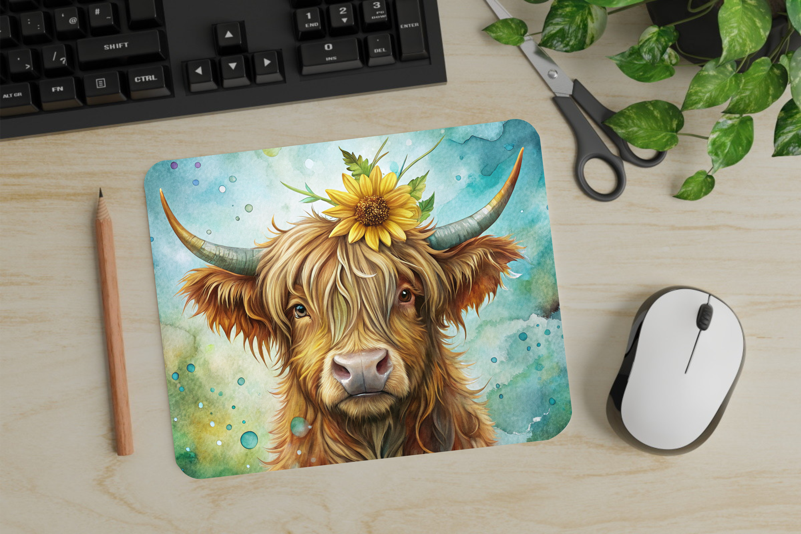 Country Cow - Mouse Pad - Sublimation Transfer