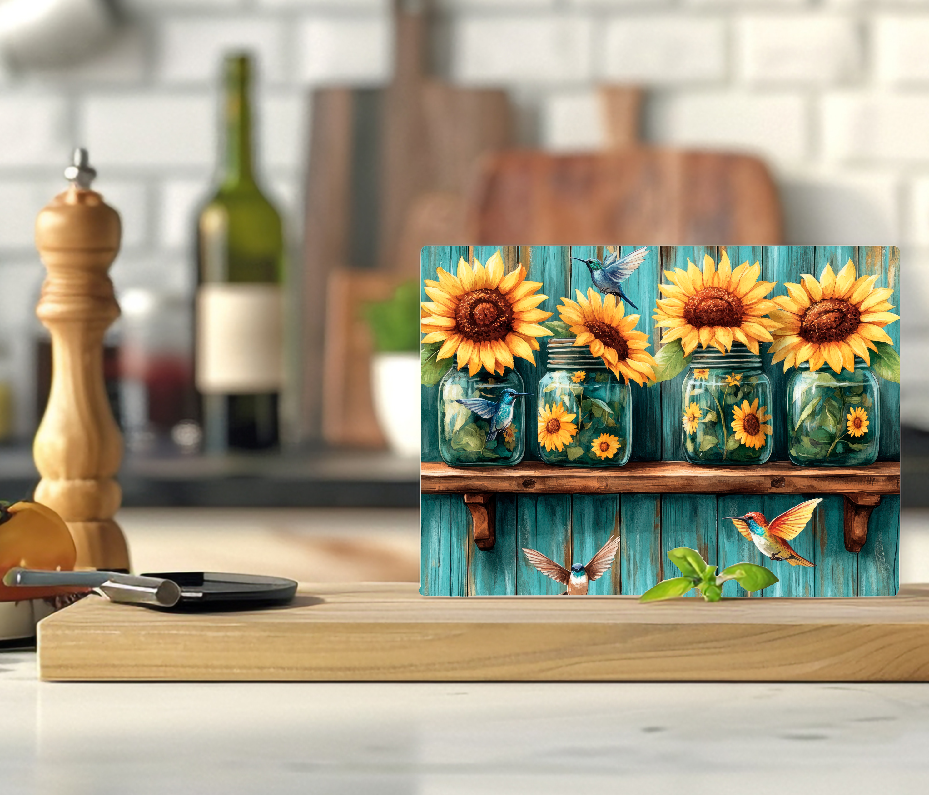 Sunflowers - Cutting Board - Sublimation Transfer