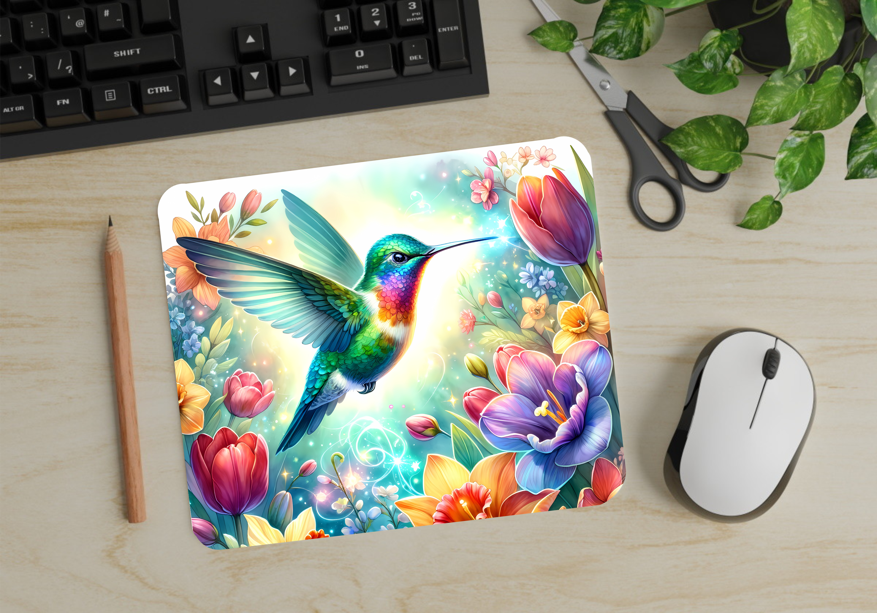 Hummingbird - Mouse Pad - Sublimation Transfer