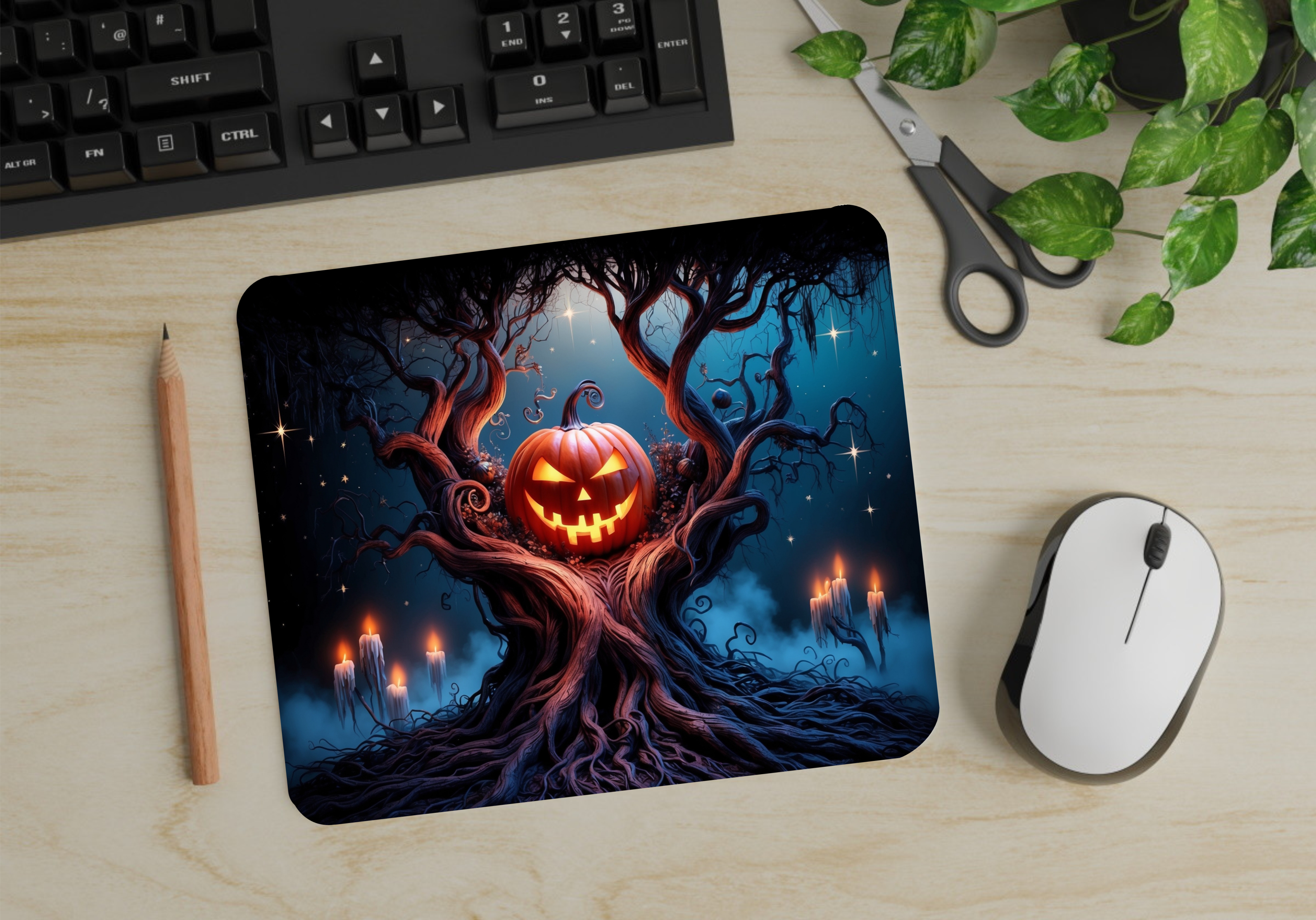 Jack-o-Lantern - Mouse Pad - Sublimation Transfer