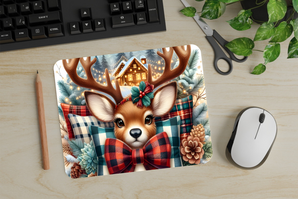 Christmas Deer - Mouse Pad - Sublimation Transfer