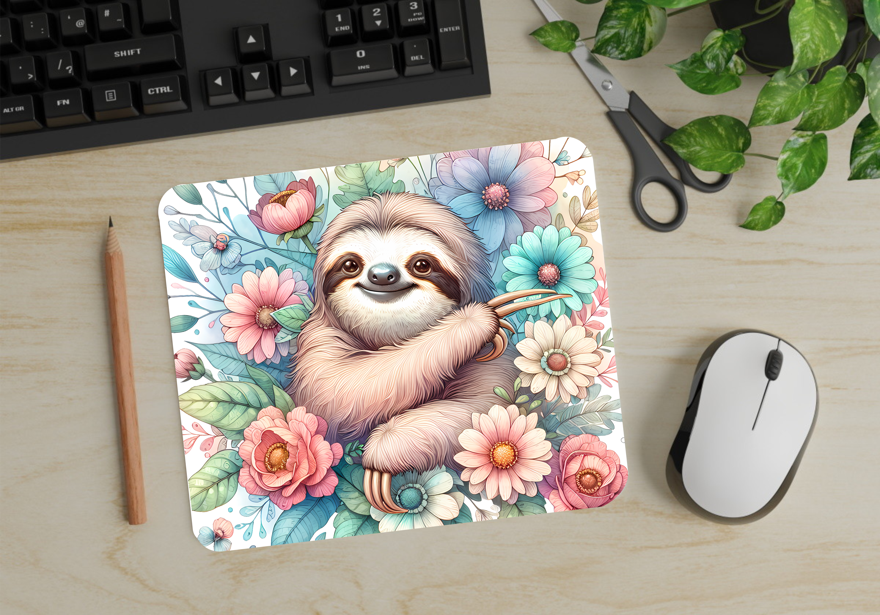 Sloth - Mouse Pad - Sublimation Transfer