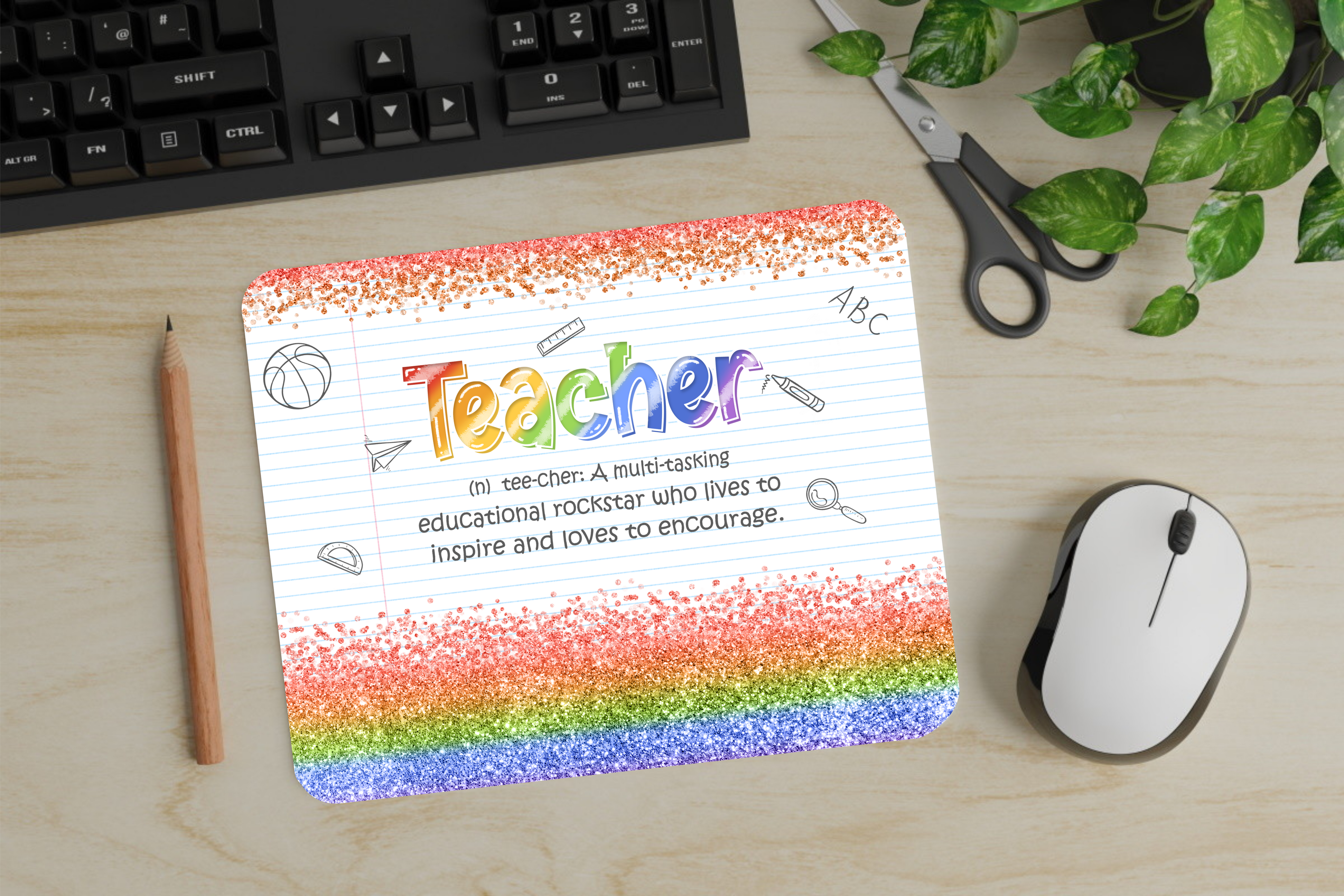 Teacher - Mouse Pad - Sublimation Transfer