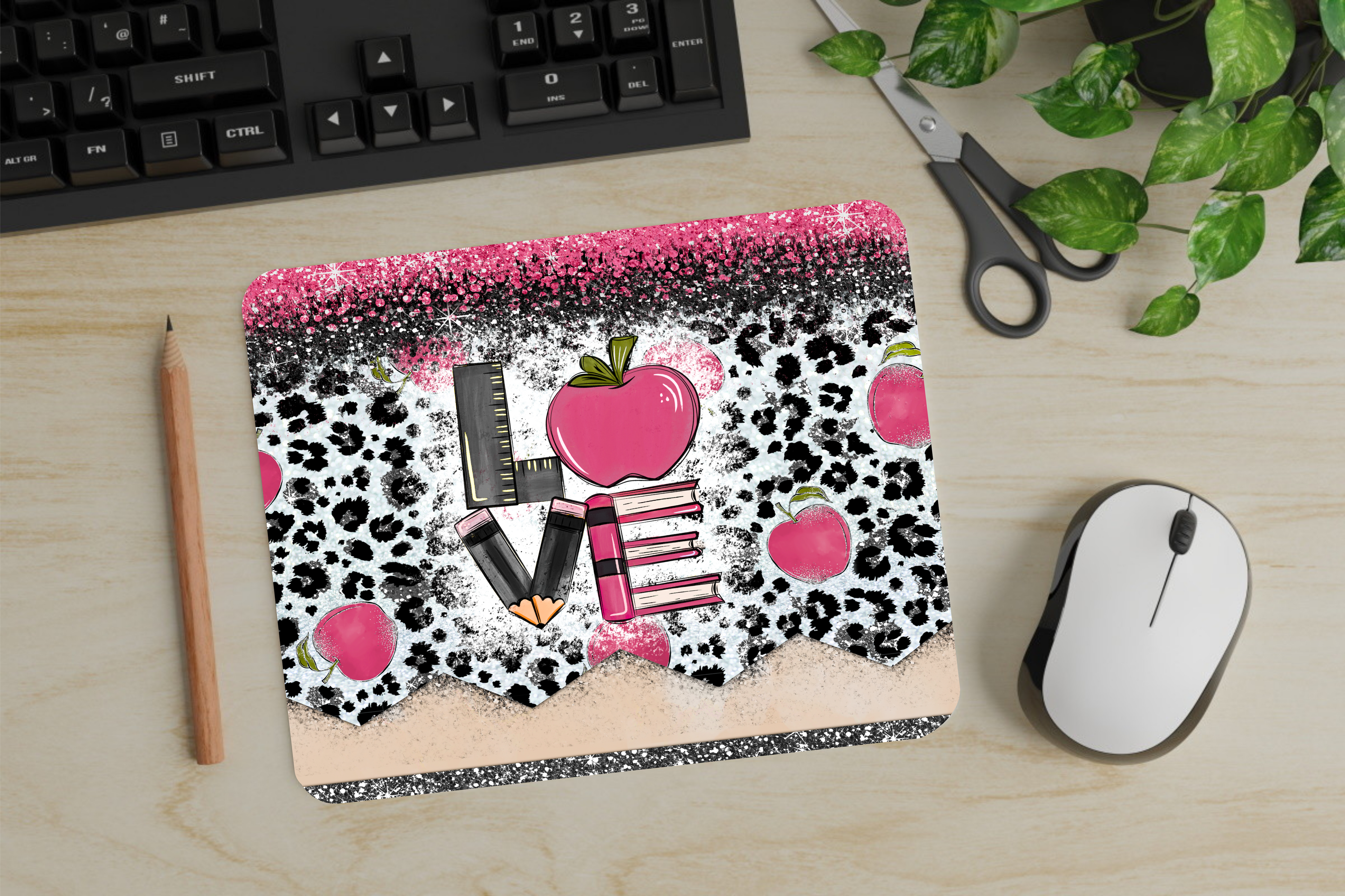 Love To Teach  - Mouse Pad - Sublimation Transfer