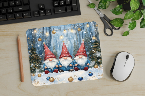 Christmas Gnomes - Mouse Pad - Sublimation Transfer