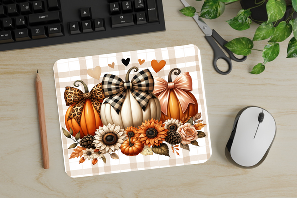 Autumn Pumpkins - Mouse Pad - Sublimation Transfer